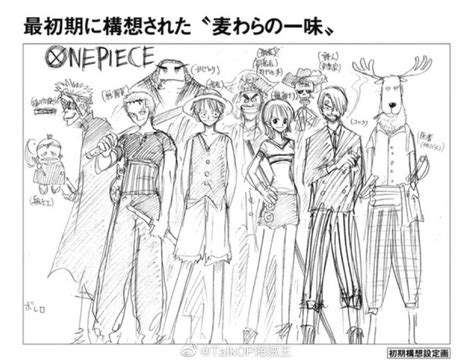 One Piece Autor Revela El Diseño Original De La Banda Del Sombrero De