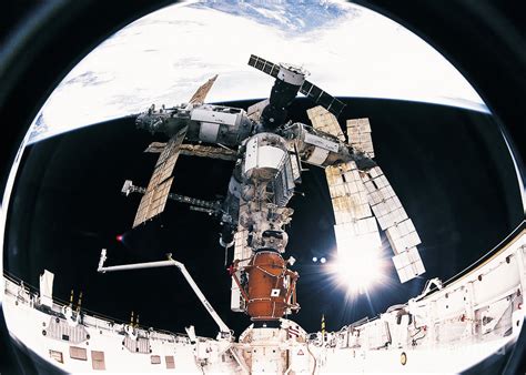 Mir Station Docking Photograph by Nasa