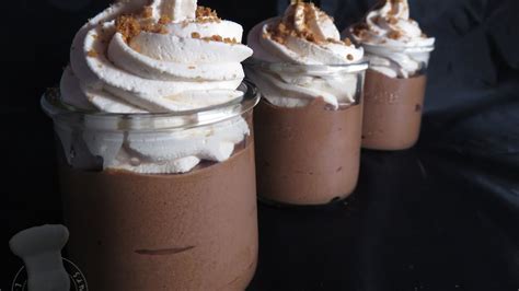 Recette de mousse chocolat chantilly Spéculoos YouTube