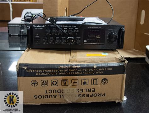 SUNBUCK TAV-6188BT BLUETOOTH AUDIO AMPLIFIER WITH
