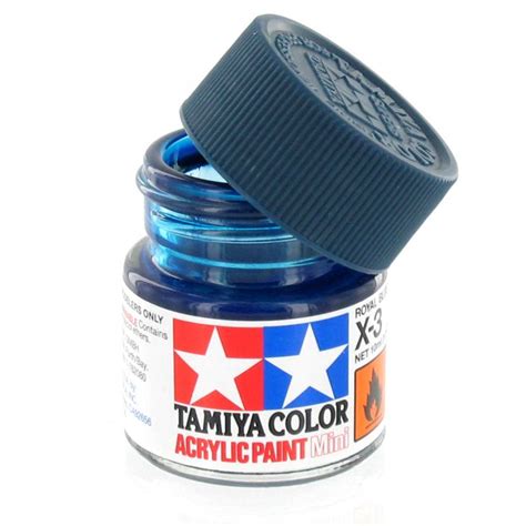 Tamiya 10ml Acrylic Mini X 3 Royal Blue Wargamestore