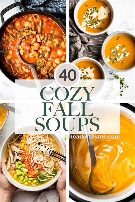 Cozy Fall Soup Recipes Ahead Of Thyme