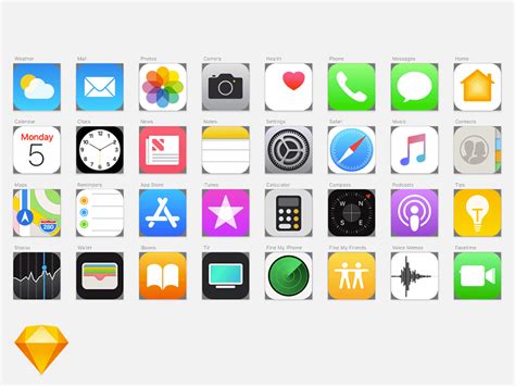 Ios Icon Set 96723 Free Icons Library