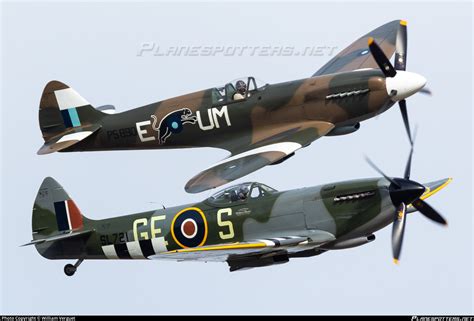 Oo Xvi Private Supermarine Spitfire Mk Xvi Photo By William Verguet