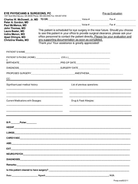 Psychiatric Clearance Letter For Surgery Fill Online Printable