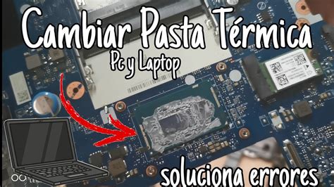 Como Cambiar Pasta Térmica a Cualquier Pc y laptop 2021 YouTube