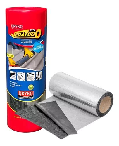 Manta Asfáltica Auto Adesiva Aluminizada Rolo De 45cm X 10m Frete grátis