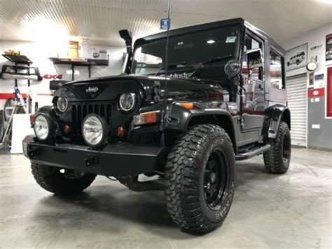 This Customized Mahindra Thar 4x4 Hardtop Is Nothing Short Of Menacing