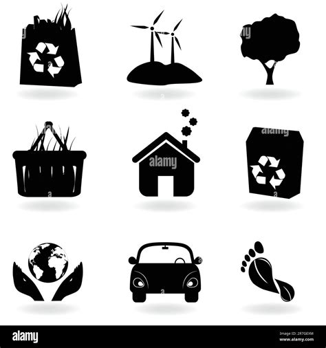 Carbon Recycling Stock Vector Images Alamy