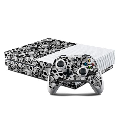 Microsoft Xbox One S Console And Controller Kit Skin Bones By Evan