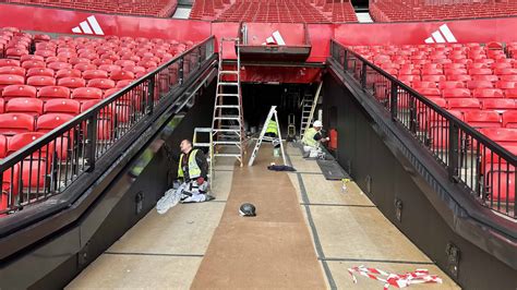 Gallery of Old Trafford players tunnel refurbishment project ...