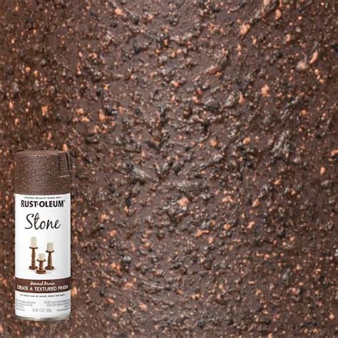 Rust Oleum 12 Oz Mineral Brown Stone Textured Finish Spray Paint