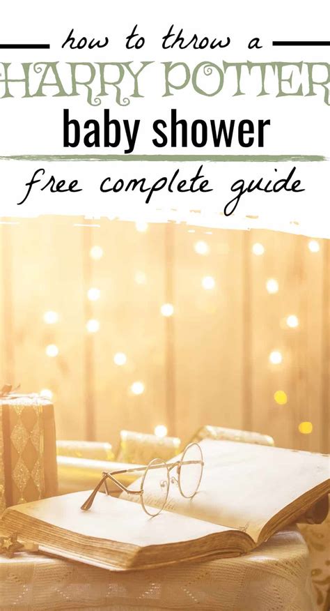 How To Throw A Harry Potter Themed Baby Shower Artofit