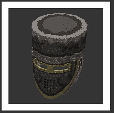 Custom 3D Crusader Helmet Minecraft Texture Pack