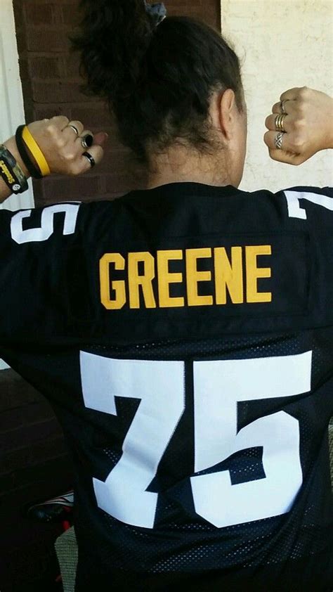 Me in my Beautiful JOE GREENE STEELERS JERSEY.2016💕💕 | Joe greene ...