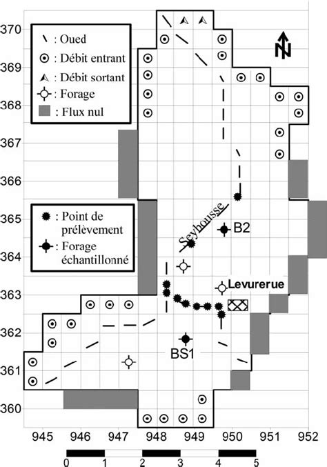 Discretization Of The Aquifer And Boundary Conditions Download Scientific Diagram