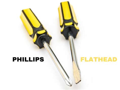 What Is The Difference Between Flathead And Phillips Screwdriver