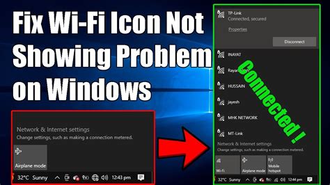 How To Fix Wi Fi Icon Not Showing Problem On Windows Latest