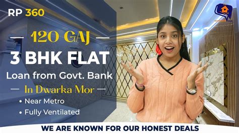 Luxurious 120 Gaj 3 BHK Flat In Dwarka Mor Flat Near Metro