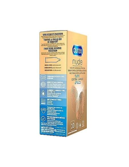 Durex Condoms Nude Xl St