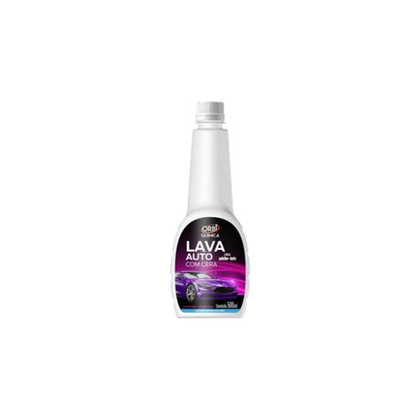 Comercial Ruzalem Shampoo Lava Carro Cera de Carnaúba Orbi 500mL