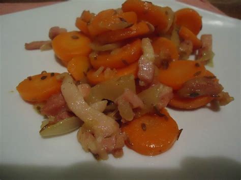 Carottes Fondantes Aux Lardons Oignons Et Au Cumin L Amour De La