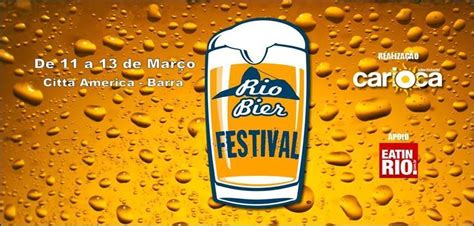 Citt America Promove Rio Bier Festival Di Rio Do Rio De Janeiro