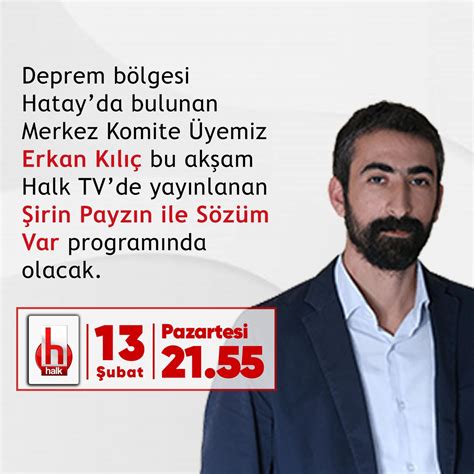 TKH on Twitter Deprem bölgesi Hatayda bulunan Merkez Komite Üyemiz