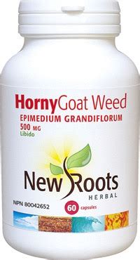 New Roots New Roots Horny Goat Weed 500mg 60 Caps Vitamin King