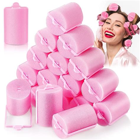 Soft Sponge Foam Cushion Hair Rollers Curlers Hairdressing Kit Diy Home