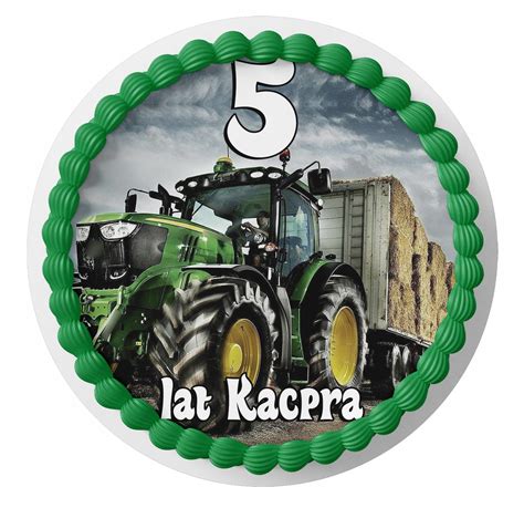 OPŁATEK NA TORT TRAKTOR FARMA 2x GRATIS 12597002620 Allegro pl