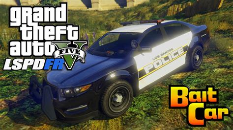 GTA V LSPD FR Bait Car Officer Struck By Car EP 29 YouTube