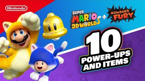 Super Mario 3d World Bowsers Fury 10 Power Ups Super Mario Wiki