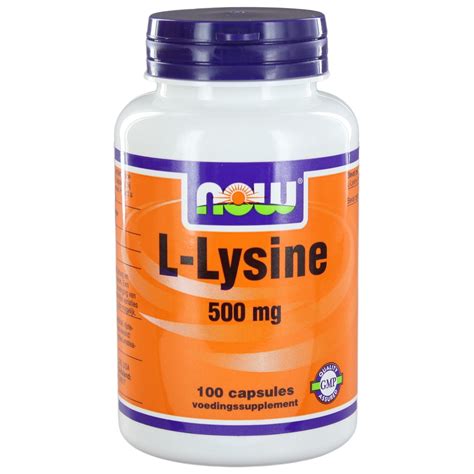 Acquistare Now Foods L Lisina 500 Mg 100 Capsule L Lysine