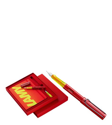 Buy LAMY Glossy Red Al Star Special Edition Fountain Pen Set With