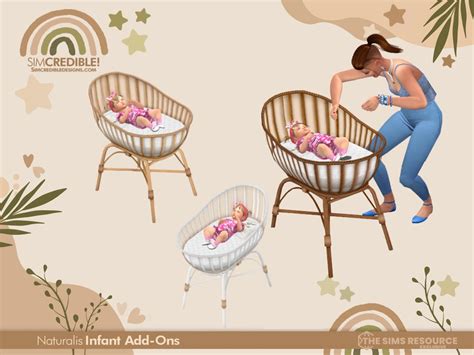 The Sims Resource Naturalis Infant Crib 1