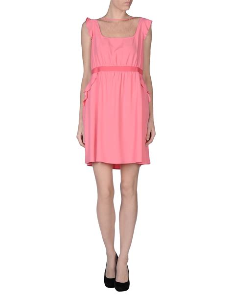 Red Valentino Short Dress In Pink Lyst