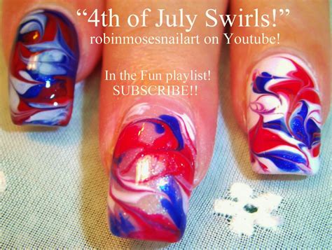 Nail Art By Robin Moses 4th Of July Nails 4th Nails Fourth Of