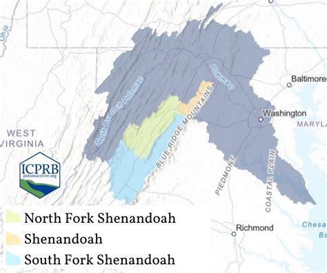 Shenandoah River Map