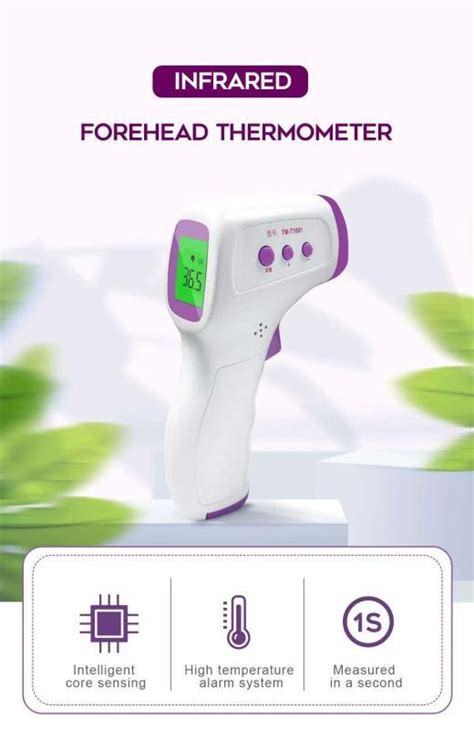 Portable Non Contact Forehead Infrared Thermometer Digital Laser