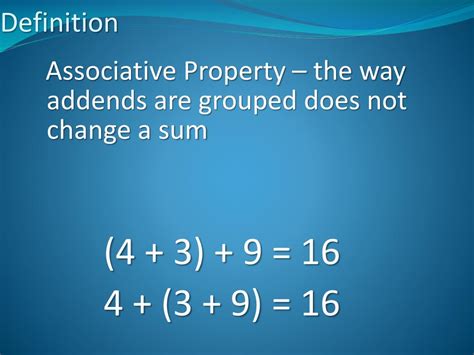 Ppt Associative Property Powerpoint Presentation Free Download Id 7037458