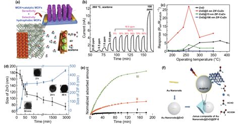 A Schematic Illustration Of Znozif Cozn Core Sheath Nwas Sensor B