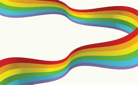 Colorful Rainbow Pride Month Vector Background Human Rights Diversity