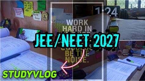 A Day In Life Of JEE NEET 2027 Aspirant Self Study Vlog Jee