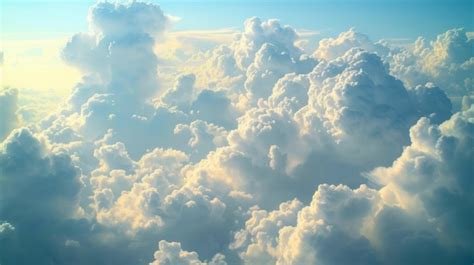 Impresionante Vista De Las Nubes Desde Arriba Foto Premium