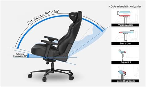 DXRacer Craft Pro Classic Ofis ve Oyuncu Koltuğu Beyaz Mavi CRA PR001