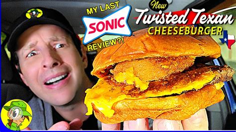 Sonic® Twisted Texan Cheeseburger Review 🚗🌪️⭐🍔 Peep This Out 🕵️‍♂️