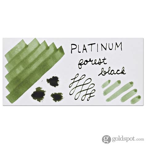 Platinum Classic Bottled Ink In Forest Black 60 Ml Goldspot Pens