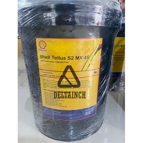 Jual Oli Shell Tellus S2 MX 46 Oli Hidrolik Pail 20Lt Kab