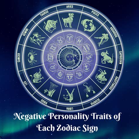 The Negative Personality Traits of Each Zodiac Sign – NKH TAROT